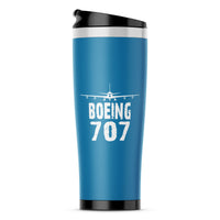 Thumbnail for Boeing 707 & Plane Designed Stainless Steel Travel Mugs