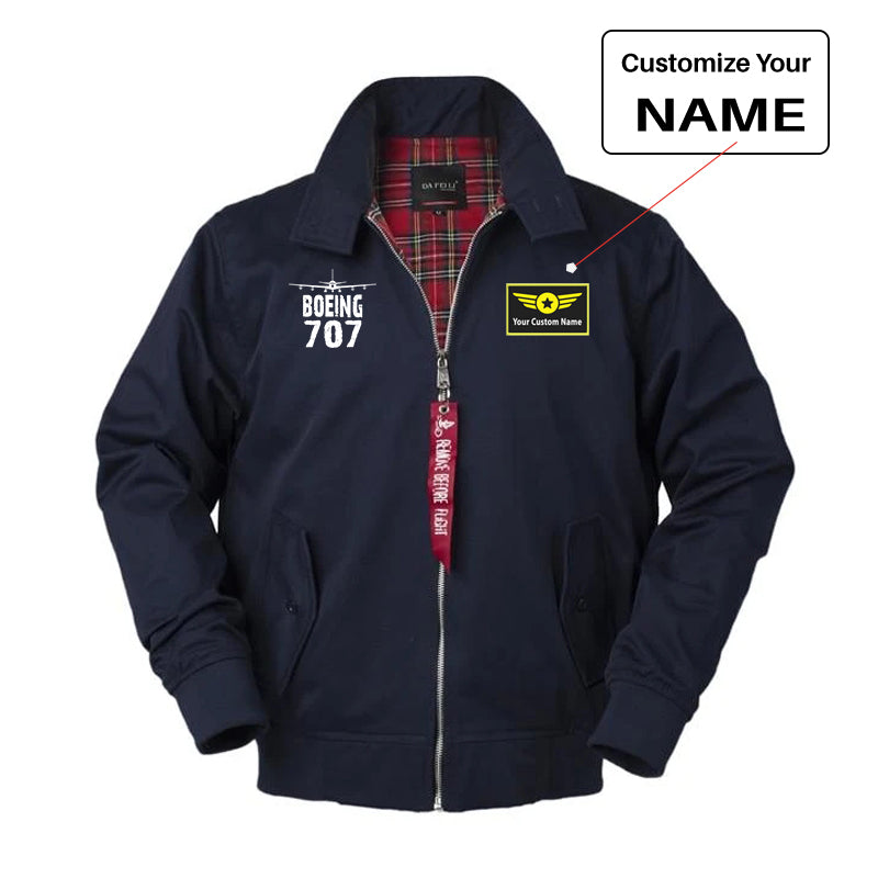 Boeing 707 & Plane Designed Vintage Style Jackets