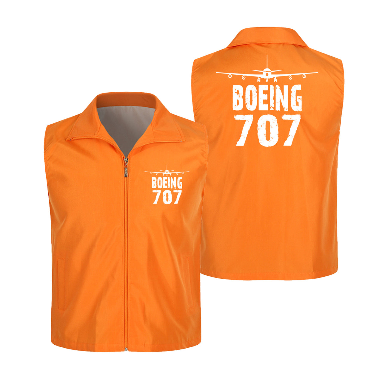 Boeing 707 & Plane Designed Thin Style Vests