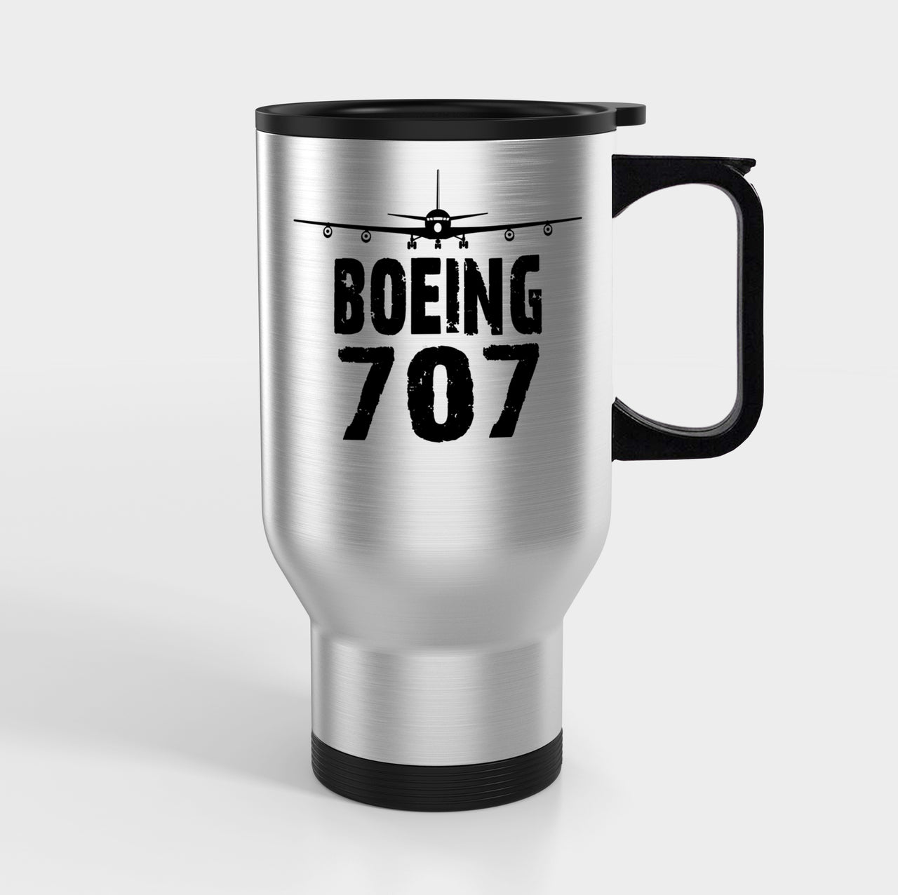 Boeing 707 & Plane Designed Travel Mugs (With Holder)