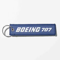 Thumbnail for Boeing 707 & Text Designed Key Chains