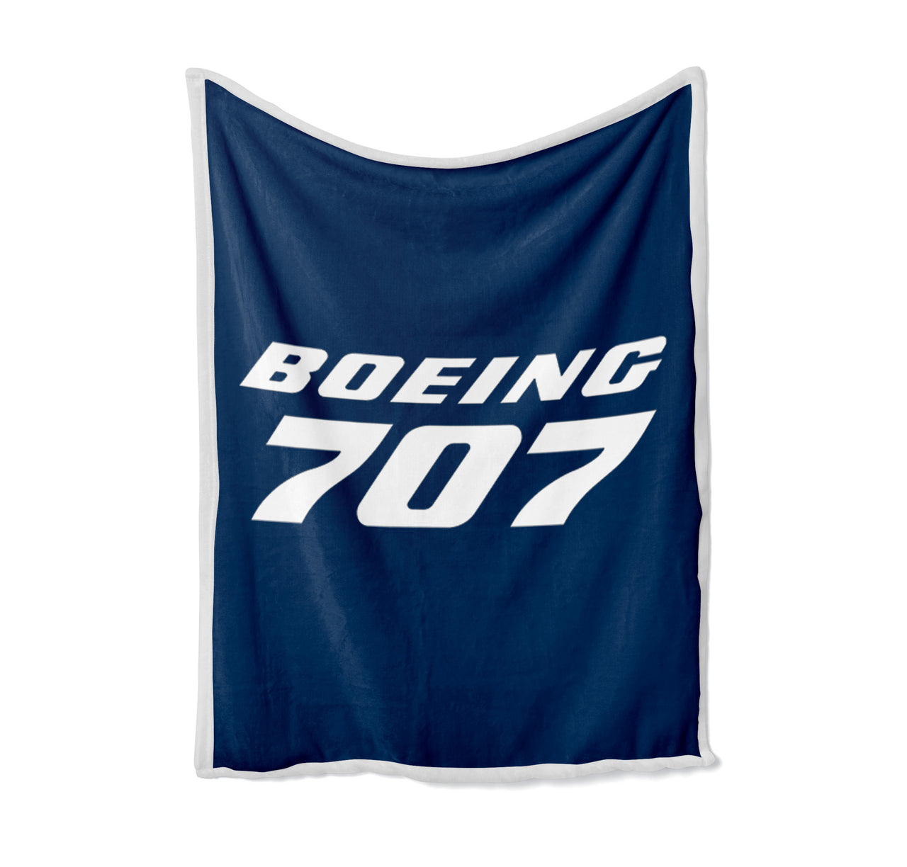 Boeing 707 & Text Designed Bed Blankets & Covers
