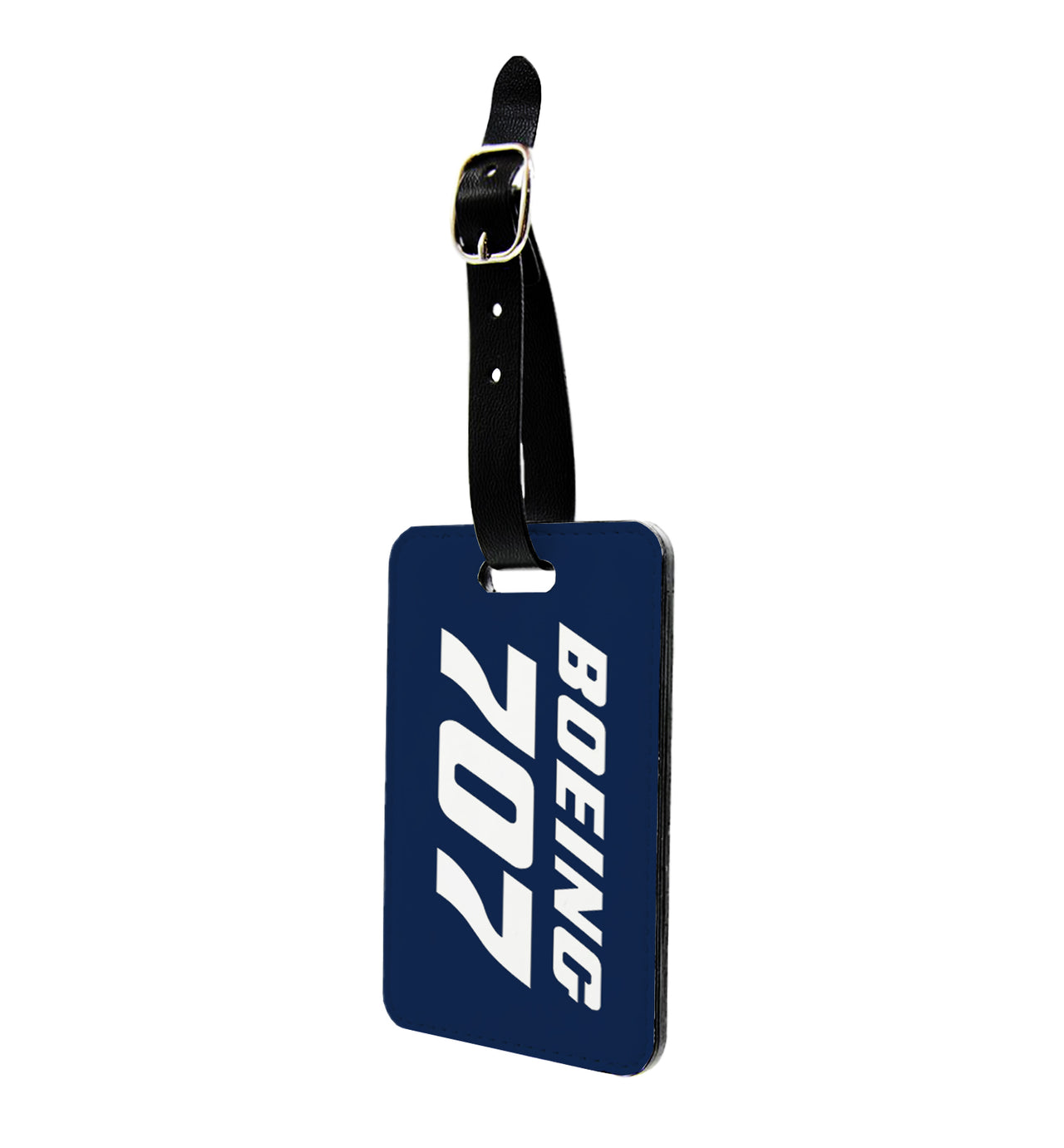 Boeing 707 & Text Designed Luggage Tag