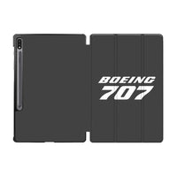 Thumbnail for Boeing 707 & Text Designed Samsung Tablet Cases