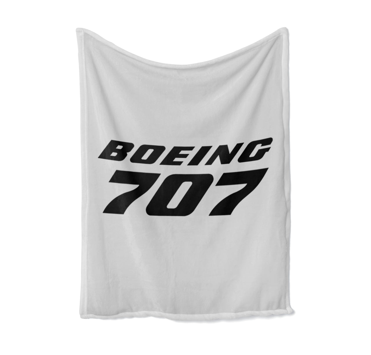 Boeing 707 & Text Designed Bed Blankets & Covers