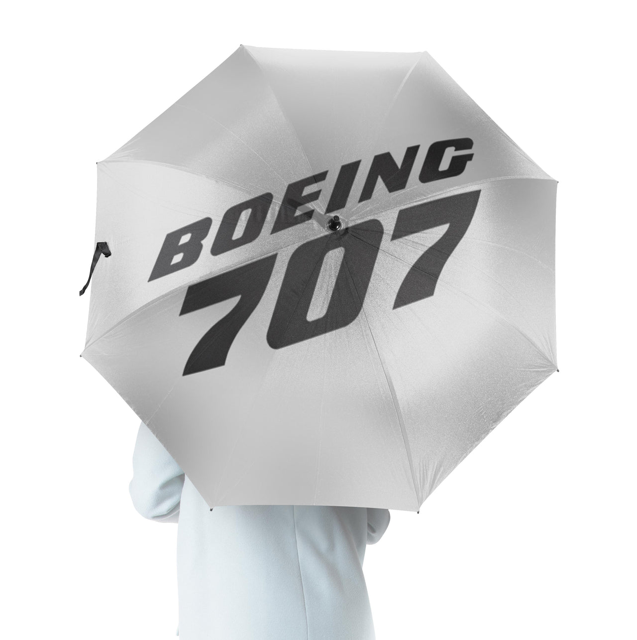 Boeing 707 & Text Designed Umbrella