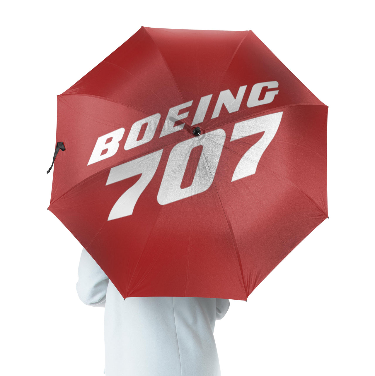 Boeing 707 & Text Designed Umbrella
