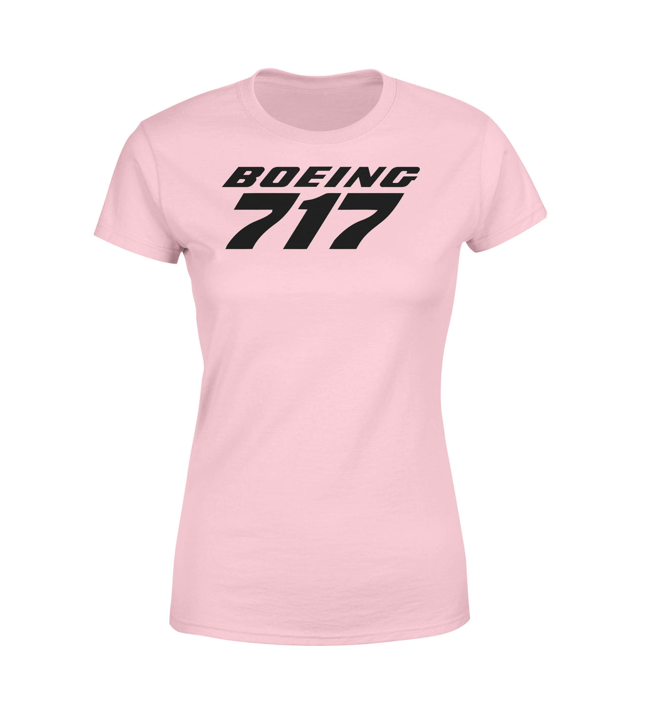 Boeing 717 & Text Designed Women T-Shirts
