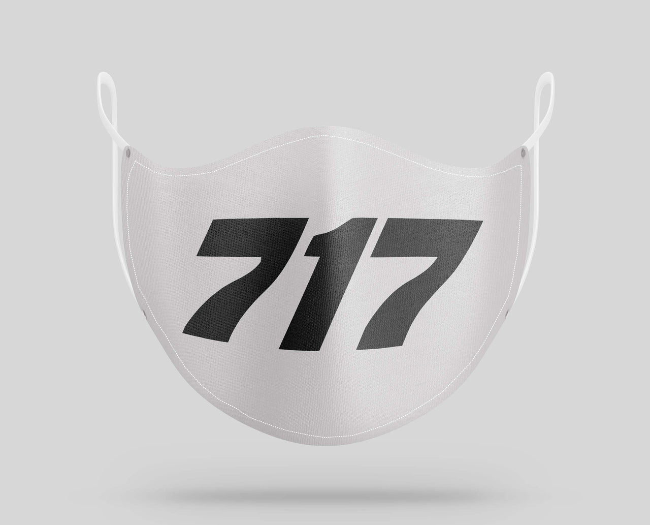 Boeing 717 Text Designed Face Masks
