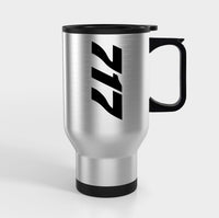 Thumbnail for Boeing 717 Text Side Designed Travel Mugs (With Holder)