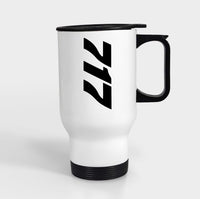 Thumbnail for Boeing 717 Text Side Designed Travel Mugs (With Holder)