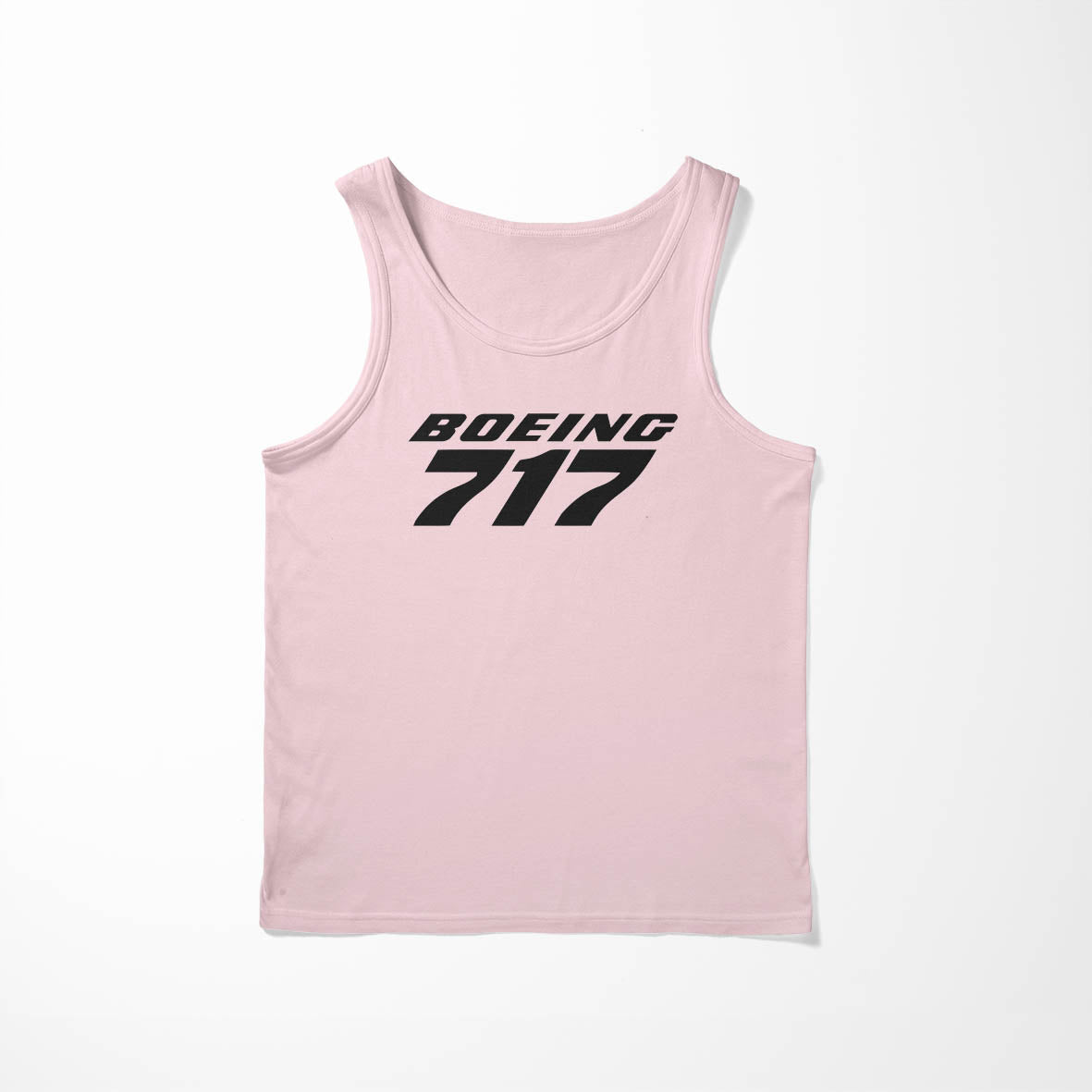 Boeing 717 & Text Designed Tank Tops