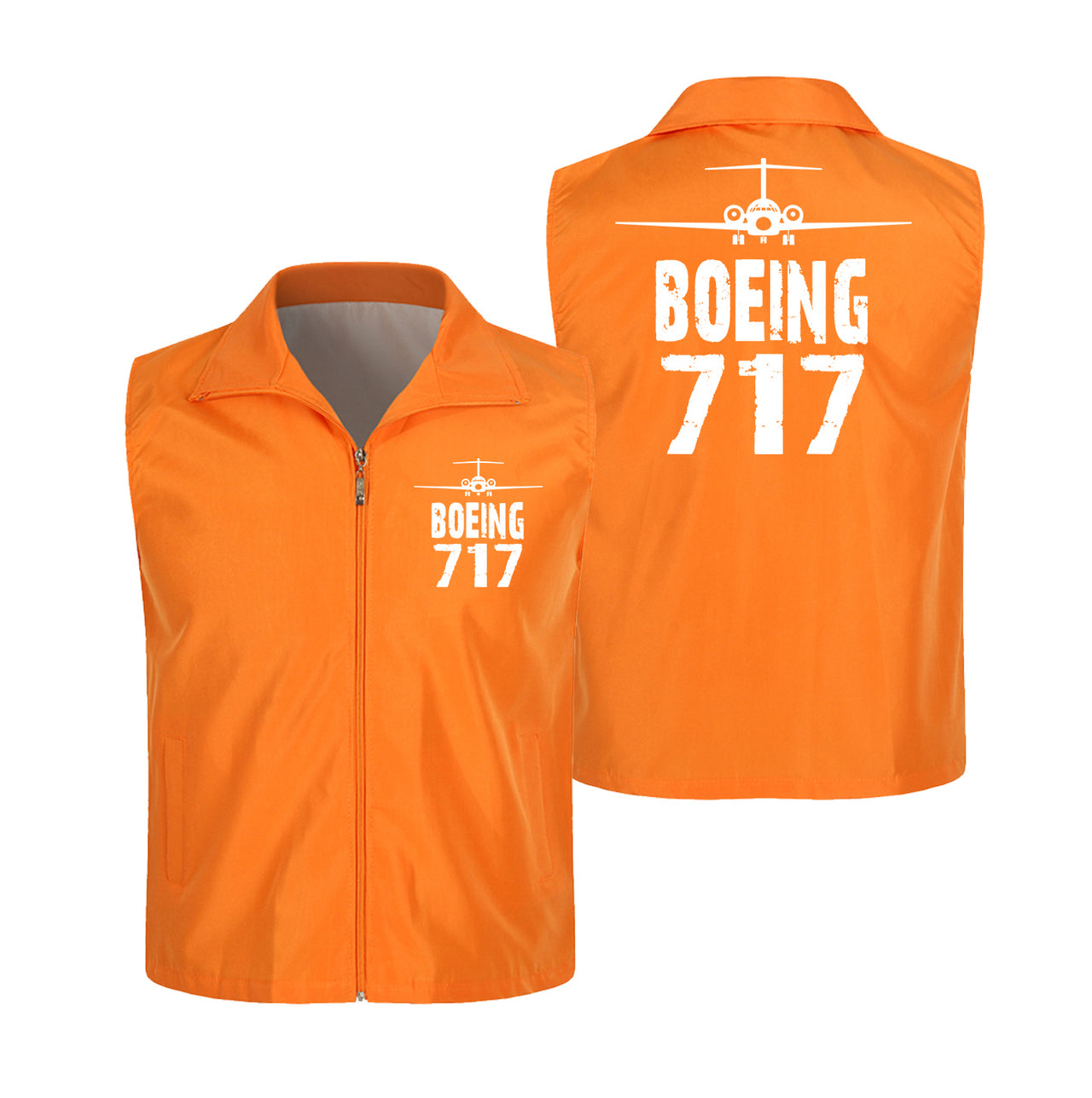 Boeing 717 & Plane Designed Thin Style Vests