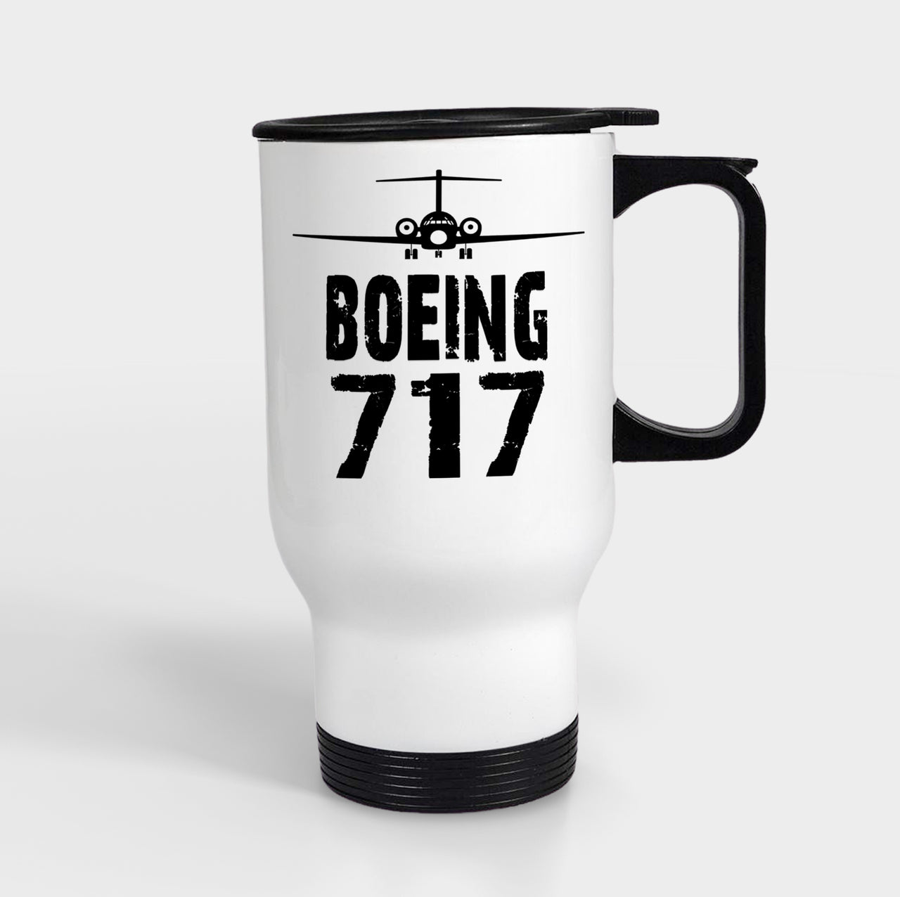 Boeing 717 & Plane Designed Travel Mugs (With Holder)