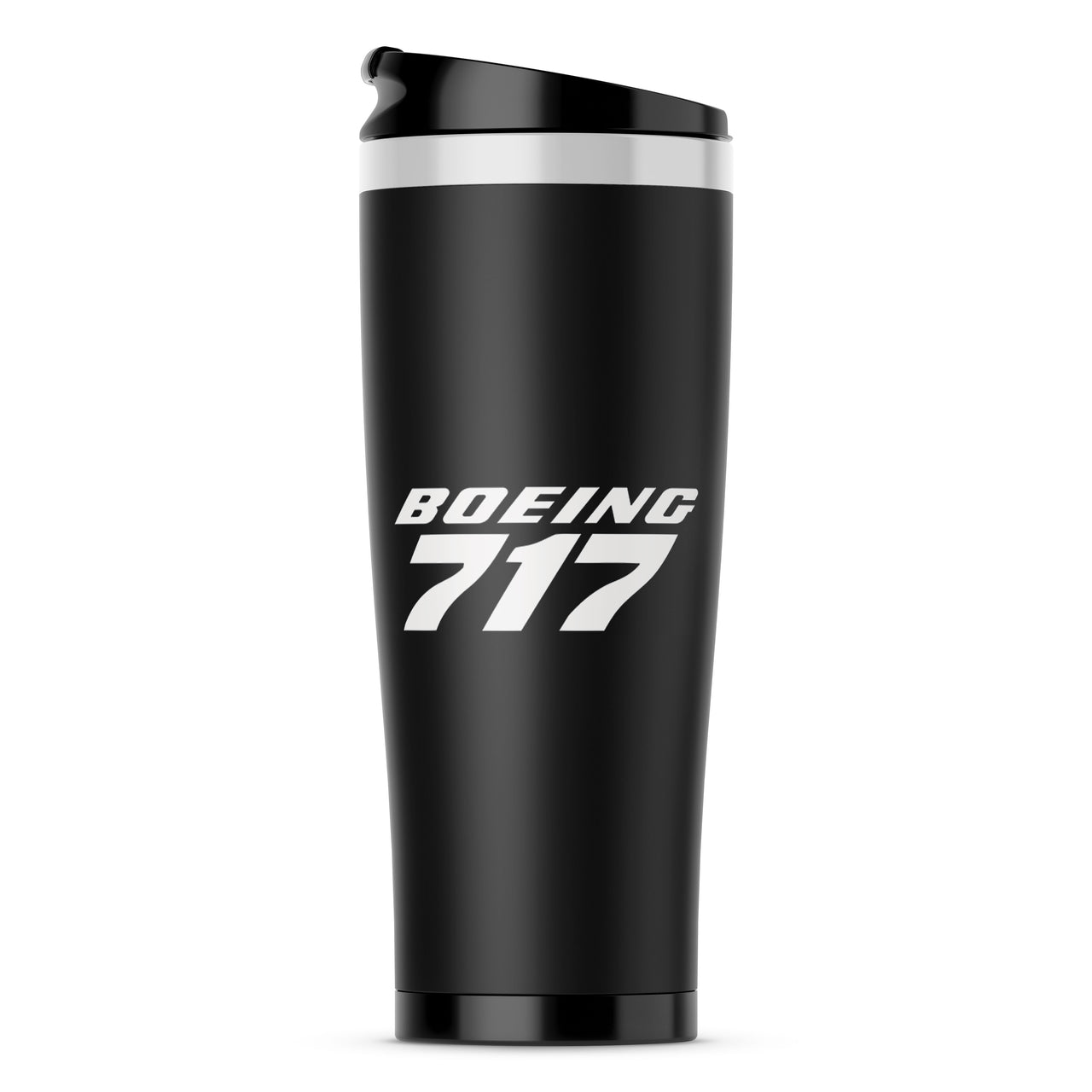 Boeing 717 & Text Designed Travel Mugs