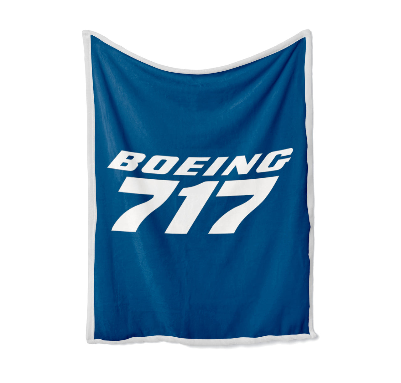 Boeing 717 & Text Designed Bed Blankets & Covers
