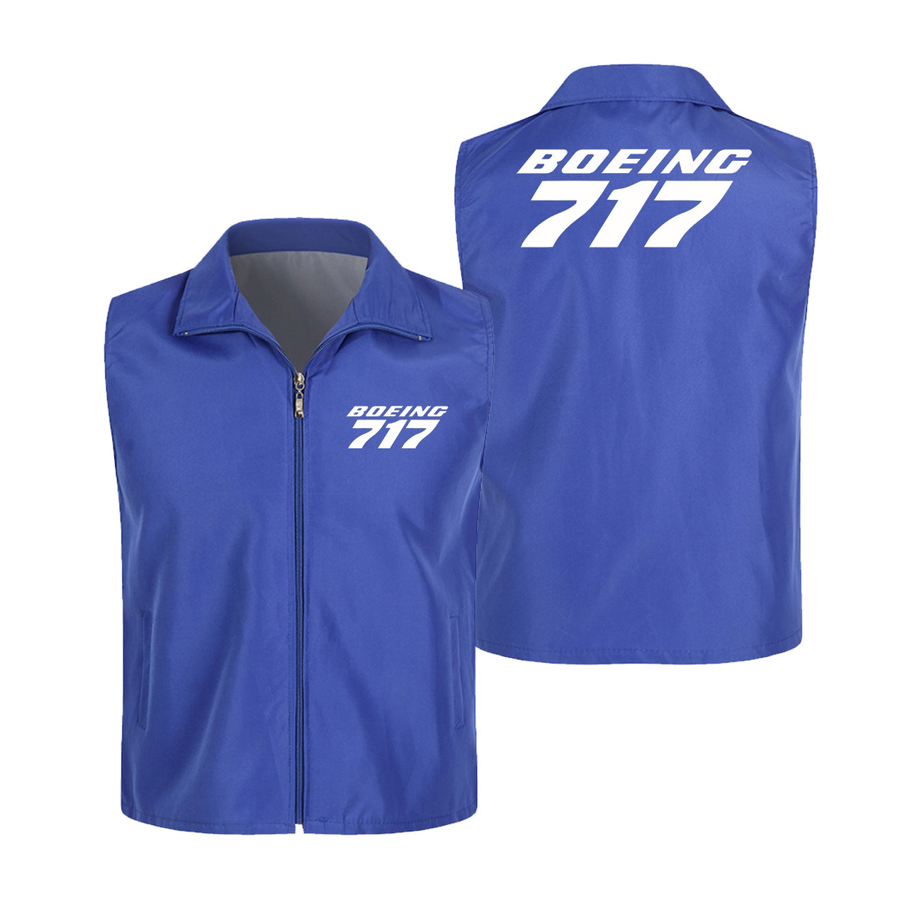 Boeing 717 & Text Designed Thin Style Vests