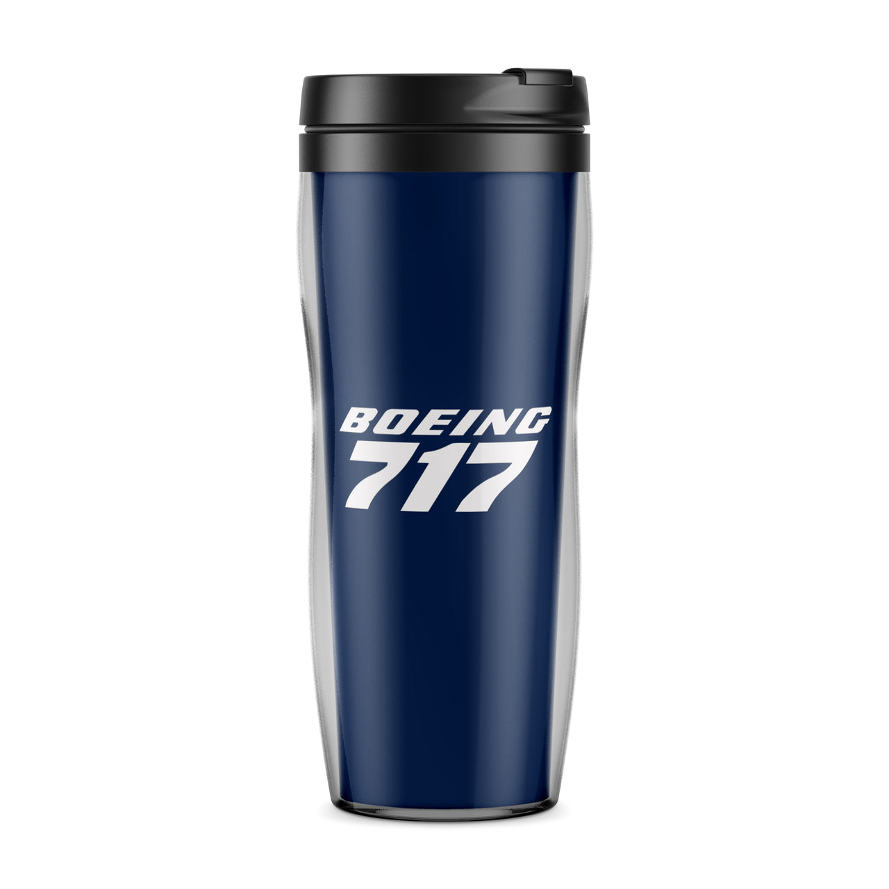 Boeing 717 & Text Designed Travel Mugs