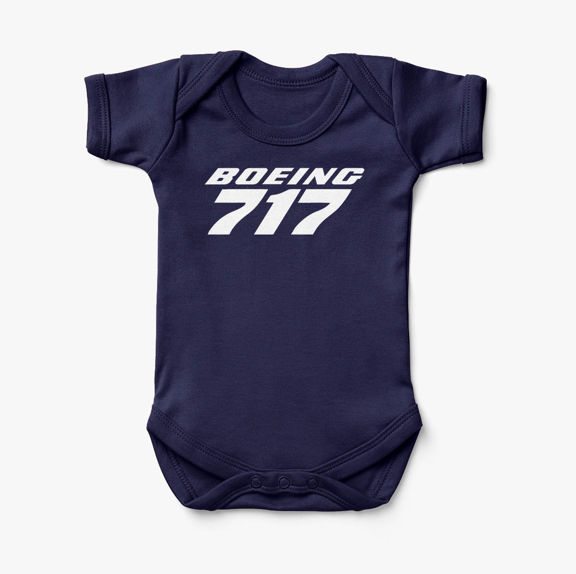 Boeing 717 & Text Designed Baby Bodysuits