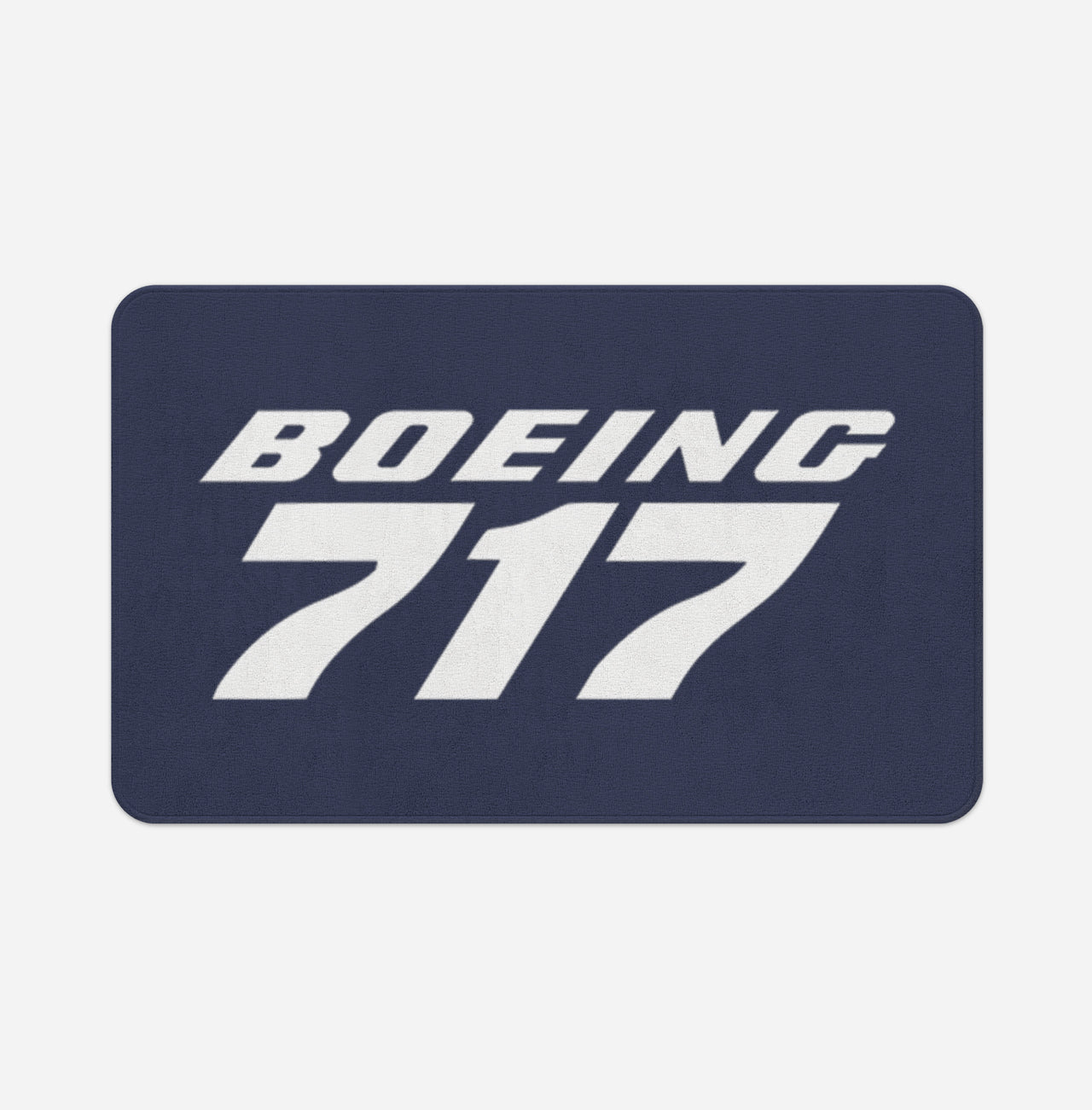 Boeing 717 & Text Designed Bath Mats