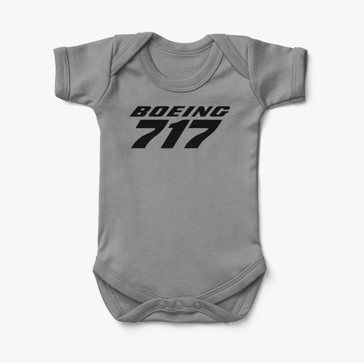 Boeing 717 & Text Designed Baby Bodysuits