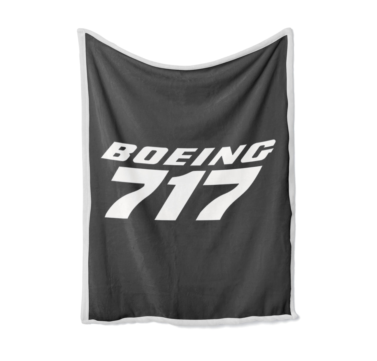 Boeing 717 & Text Designed Bed Blankets & Covers