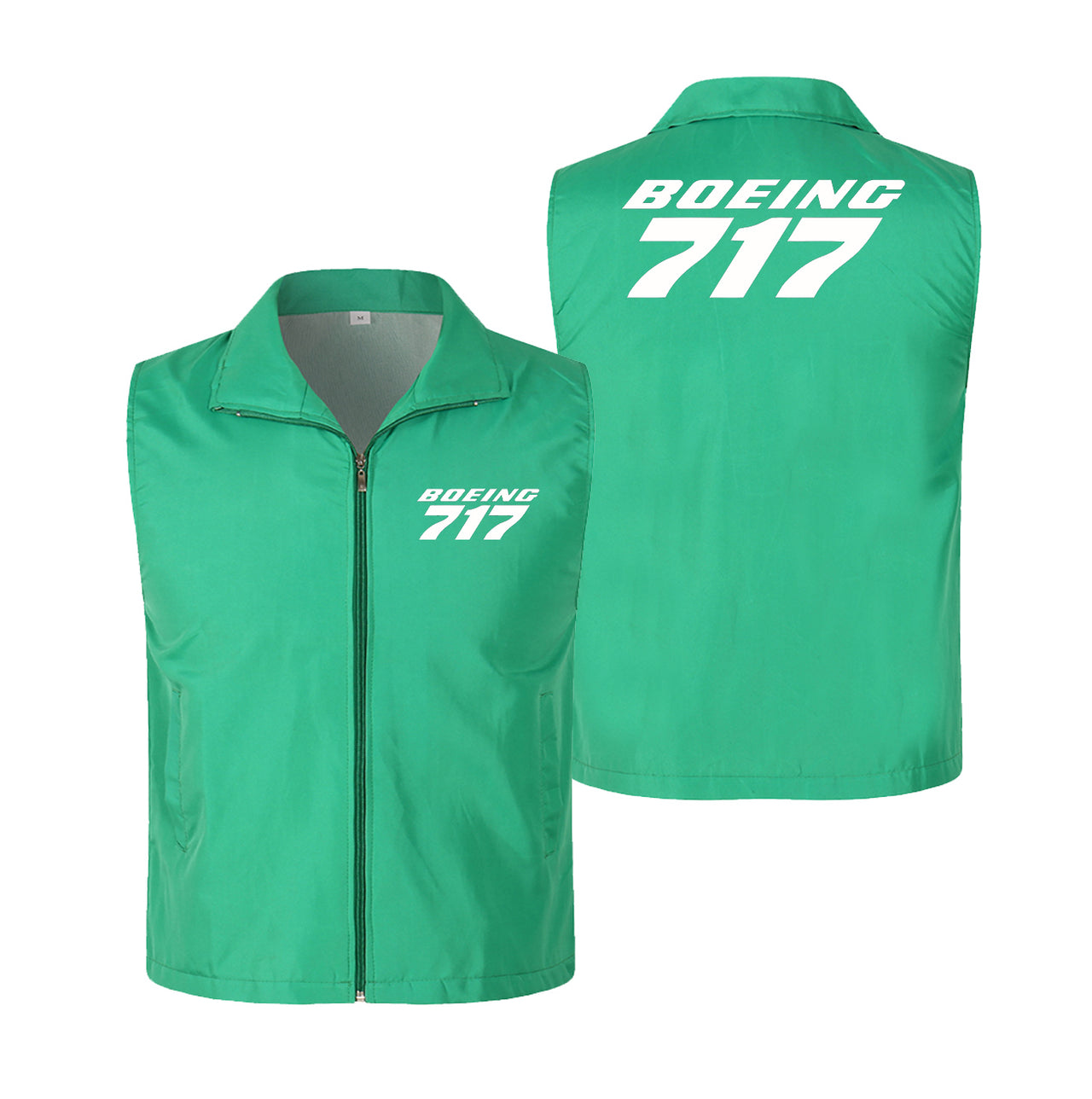 Boeing 717 & Text Designed Thin Style Vests