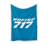 Thumbnail for Boeing 717 & Text Designed Bed Blankets & Covers