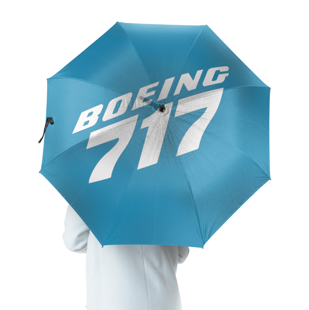 Boeing 717 & Text Designed Umbrella
