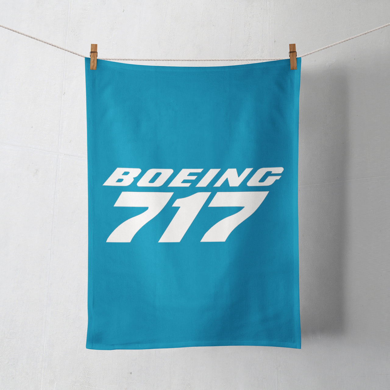 Boeing 717 & Text Designed Towels