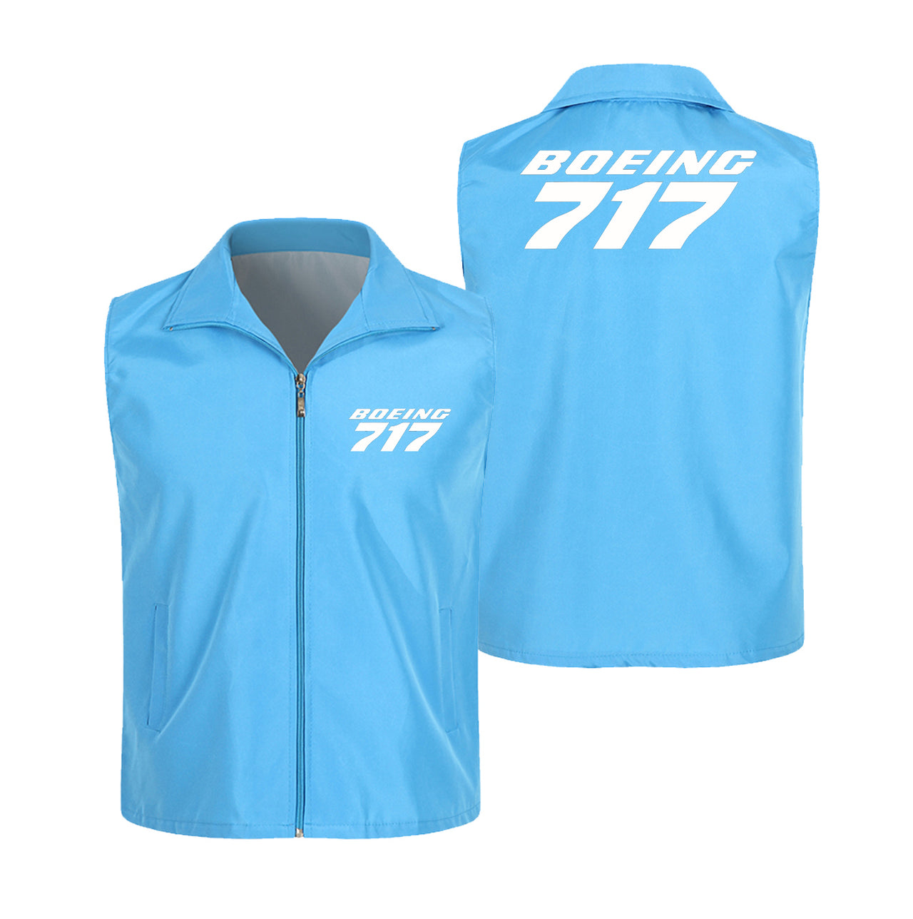 Boeing 717 & Text Designed Thin Style Vests