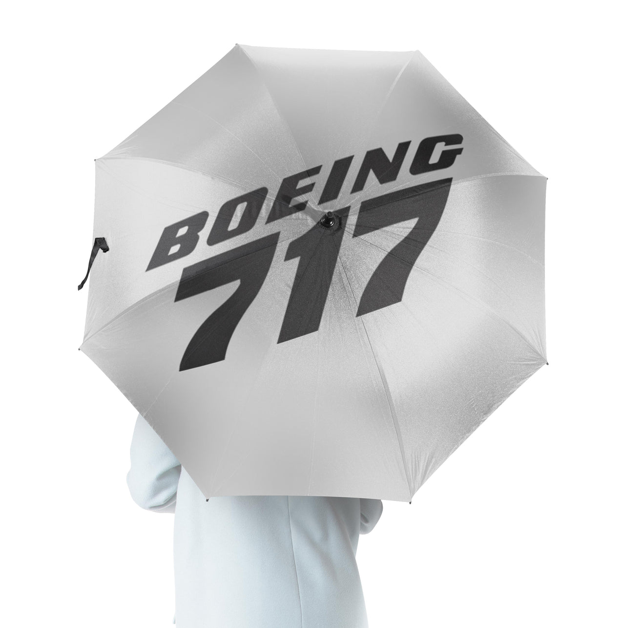 Boeing 717 & Text Designed Umbrella