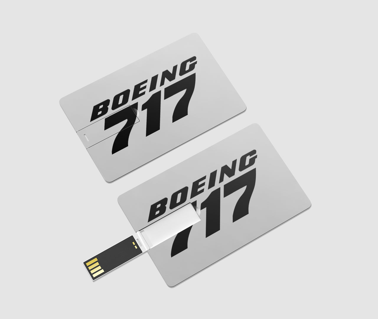 Boeing 717 & Text Designed USB Cards