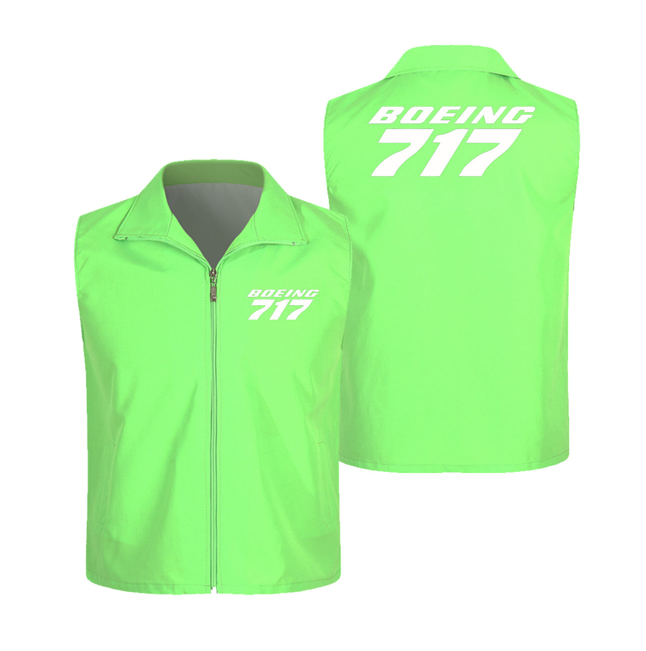 Boeing 717 & Text Designed Thin Style Vests