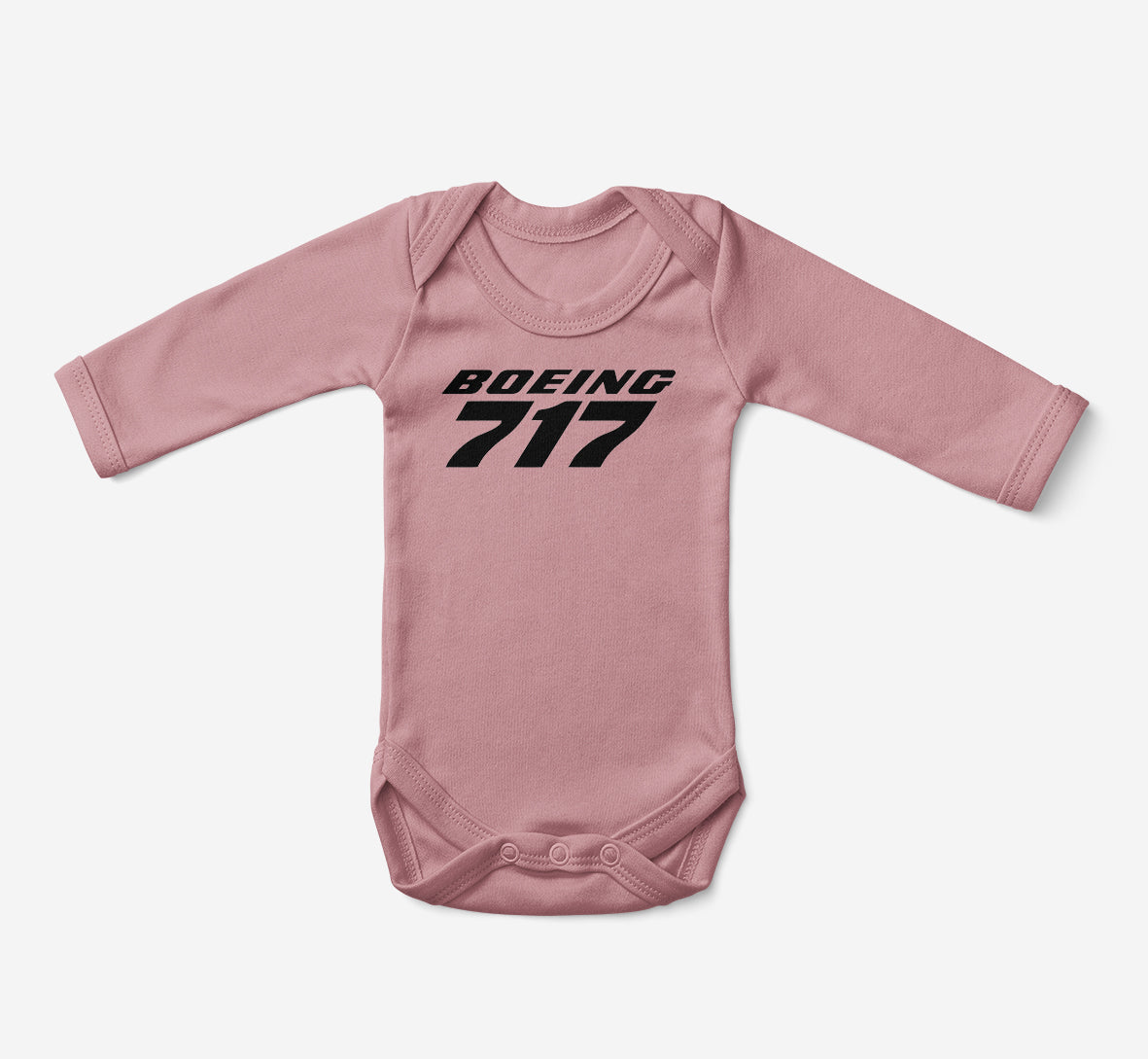Boeing 717 & Text Designed Baby Bodysuits
