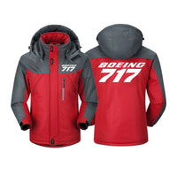 Thumbnail for Boeing 717 & Text Designed Thick Winter Jackets