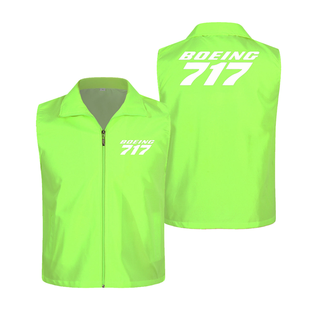 Boeing 717 & Text Designed Thin Style Vests
