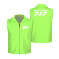 Thumbnail for Boeing 717 & Text Designed Thin Style Vests