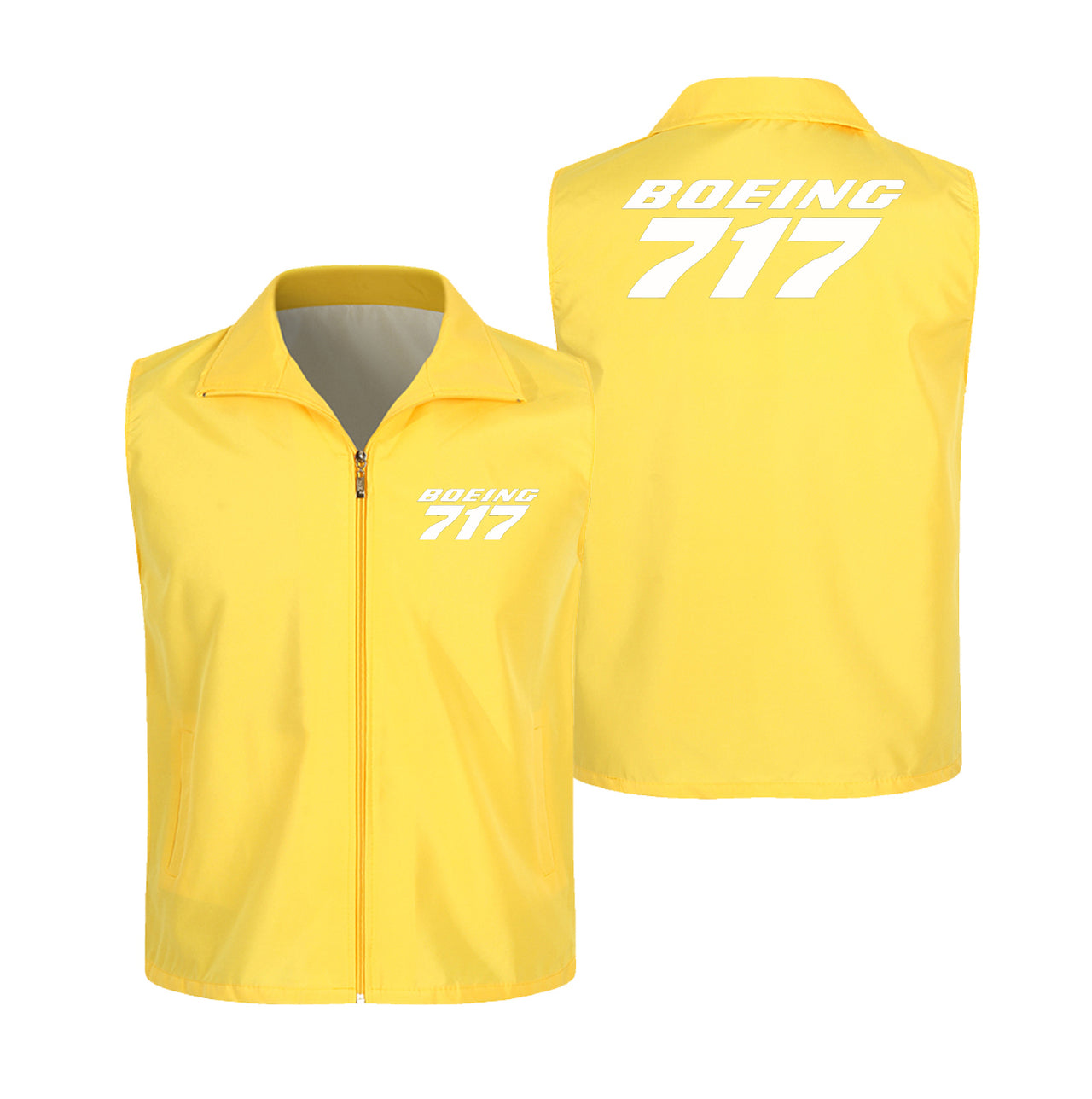 Boeing 717 & Text Designed Thin Style Vests