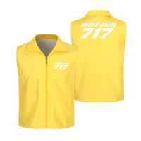 Thumbnail for Boeing 717 & Text Designed Thin Style Vests