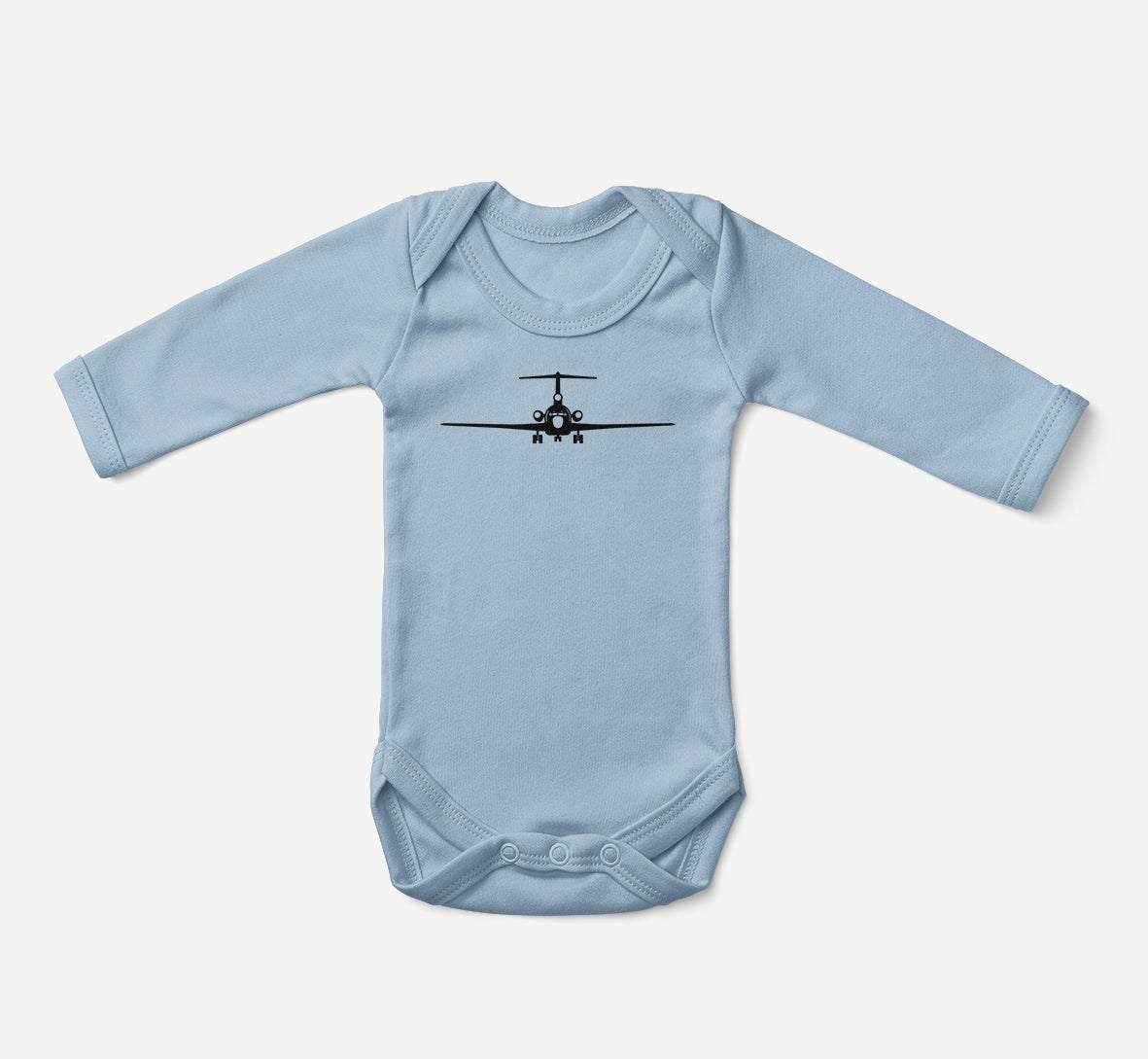 Boeing 727 Silhouette Designed Baby Bodysuits
