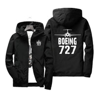 Thumbnail for Boeing 727 & Plane Designed Windbreaker Jackets