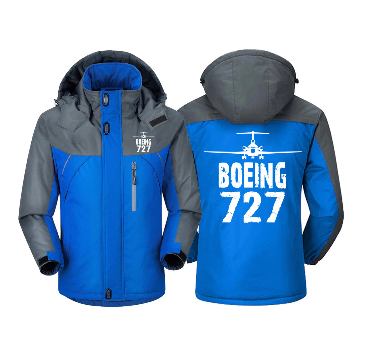 Boeing 727 & Plane Designed Thick Winter Jackets