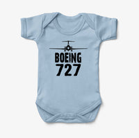 Thumbnail for Boeing 727 & Plane Designed Baby Bodysuits
