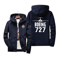 Thumbnail for Boeing 727 & Plane Designed Windbreaker Jackets