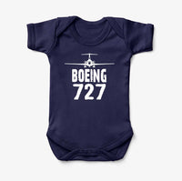 Thumbnail for Boeing 727 & Plane Designed Baby Bodysuits