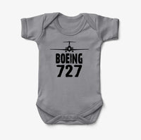 Thumbnail for Boeing 727 & Plane Designed Baby Bodysuits
