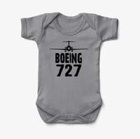 Thumbnail for Boeing 727 & Plane Designed Baby Bodysuits