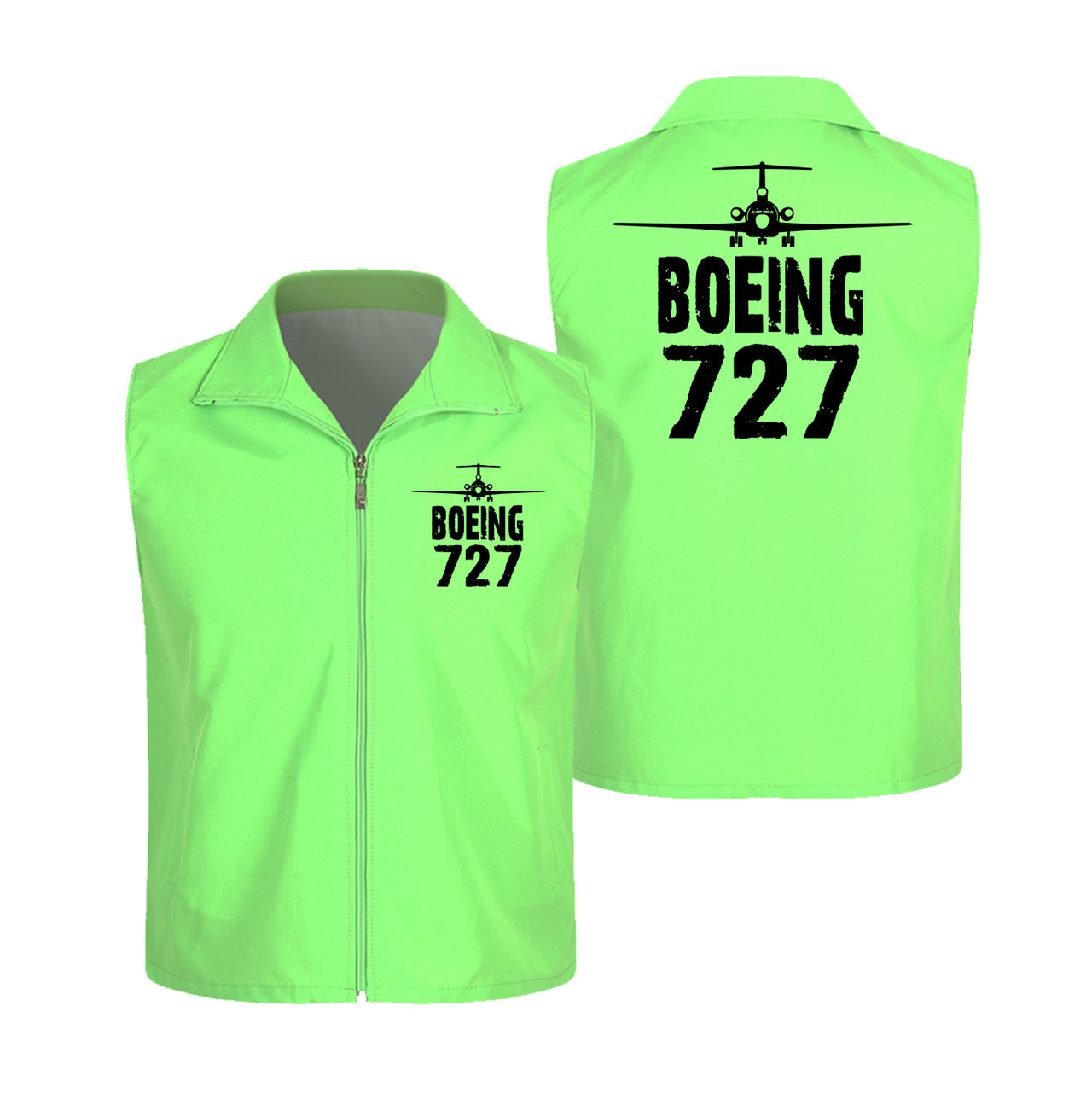 Boeing 727 & Plane Designed Thin Style Vests