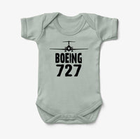 Thumbnail for Boeing 727 & Plane Designed Baby Bodysuits
